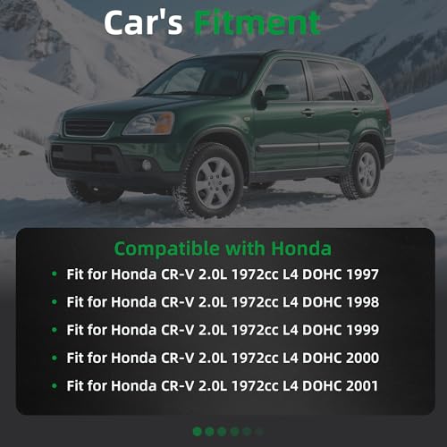Image of Head Gasket with Bolts Set, 2.0L HS54255 HBK215, Fit for Honda CR-V CRV 1997 1998 1999 2000 2001 2.0L L4 1972cc DOHC Replace HS26159PT(45pcs)
