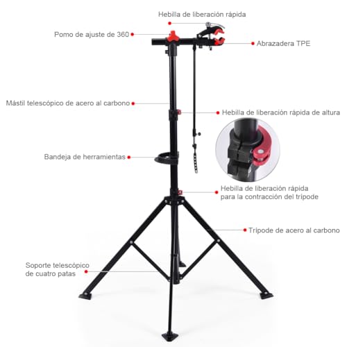 Comparativas de Caballete taller bicicleta - los mas comprados. 5 Imagen adicional