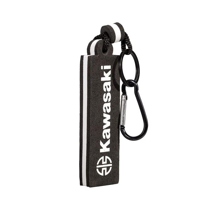 Kawasaki Porte-clés flottant Marine, noir/blanc, taille unique