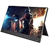 15.6 inch 1920×1080 Draagbaar scherm, Full HD IPS USB C Monitor met standaard HDMI, Type C, W-LED Backlit Draagbare…