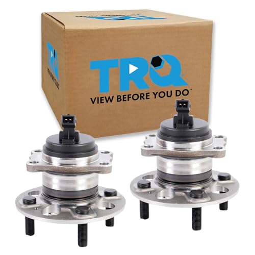 Image of TRQ Rear Left and Right Wheel Bearing and Hub Assembly Set 2 Piece Compatible with 18-20 Hyundai Accent excluding Japan Built Models 21-22 Accent 18-20 Kia Rio excluding Japan Built Models 21 Rio