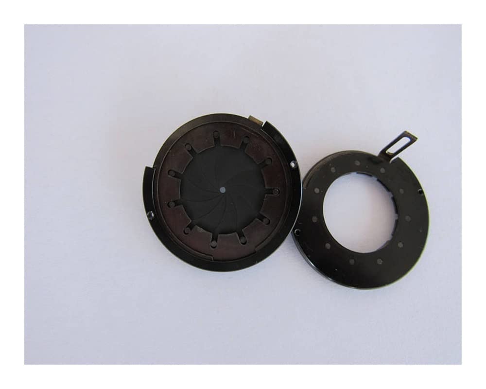 Kit de accesorios para microscopios Apertura ajustable 1.8-22 mm Mecánica Iris Iris Cámara Microscopio Módulo óptico Portaobjetos de microscopio