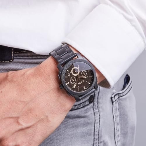 Image of Fossil Machine Chronograph Black Dial Men's Watch FS4682