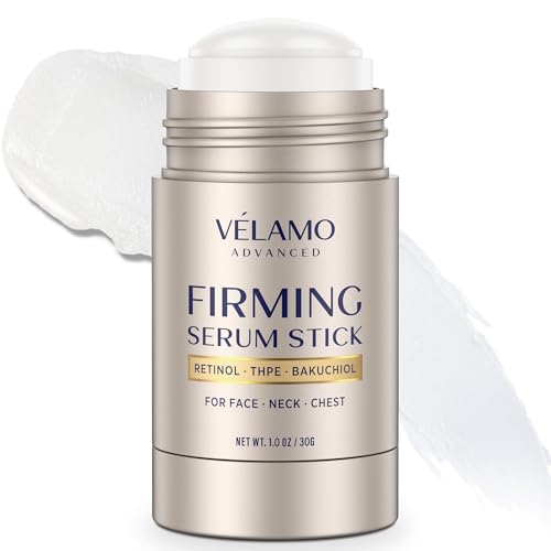 VELAMO ADVANCED Retinol Firming Serum Stick for Face, Neck & Chest: Visibly Tightens, Smooths & Firms Wrinkles, Laugh Lines - with Bakuchiol, THPE & Antioxidants 1.0 OZ/30g