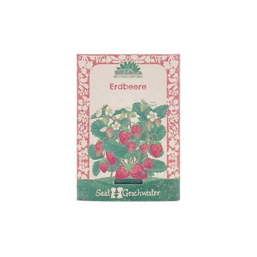 Semi di fragola – Festa dei semi e di alta qualità | Semi di fragole per fragole aromatiche di natura propria | Imballaggio amorevole in carta di canna da zucchero | Regalo dolce per gli amanti delle