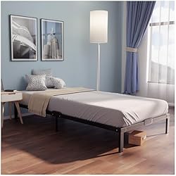 Somier Ikea 70 X 200 Dreamzie Cama de Metal con Somier 80x200cm - Somier con Patas de Somier - Altura de 35 cm - Base de Cama Resistente, Fácil de Montar y Gran Espacio de Almacenamiento