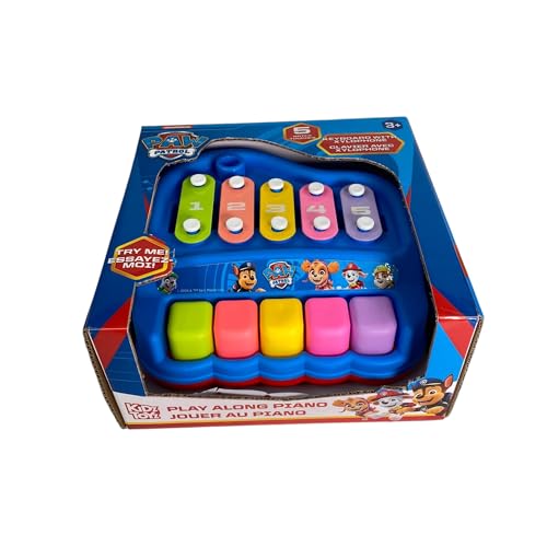 Paw Patrol Play Along Piano & Xylophone - Learn to Play Piano Music Education for Kids and Preschoolers Ages 3+