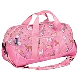 Wildkin Kids Overnighter Duffel Bag – Carry-On Size, Ideal for School & Sleepovers – Wild Horses