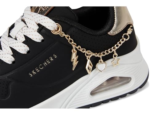 Skechers, Women, Uno Gen1 310343L (Little Kid/Big Kid), Black/Gold, 4, Medium by Skechers - Used condition - Image 6