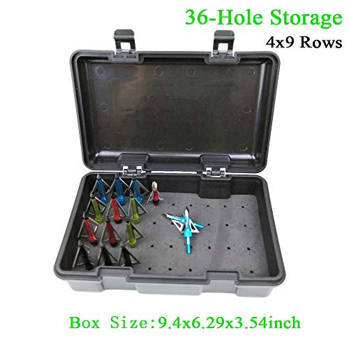Smarkey Broadhead Storage Box Case For Compound Hunting Bow And Crossbow Accessory - 36Pcs Stroage #TOP1
