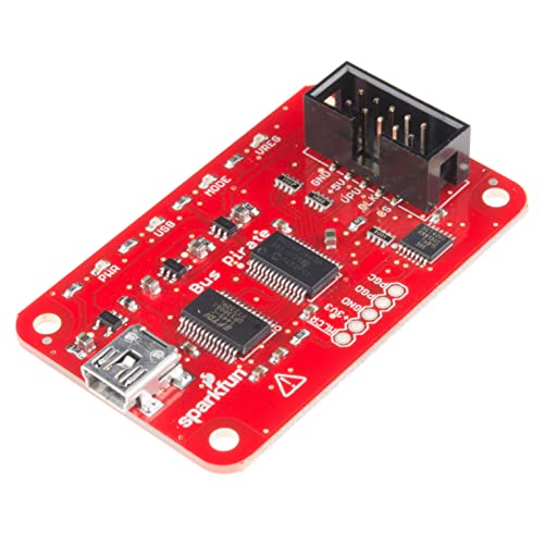 Bus Pirate - v3.6a 1-Wire, 2-Wire, 3-Wire, UART, I2C, SPI, and HD44780 LCD protocols - All at voltages from 0-5.5VDC PIC24FJ64 Processor and a FT232RL USB-to-Serial chip
