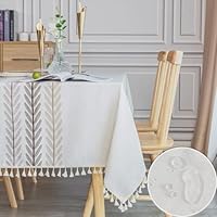 Mooi langwerpig tafelkleed beige 150x250 cm | Tafelkleden & Servetten | Landelijk at Home