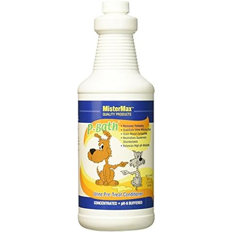 Mister Max P-Bath Urine Pre Treat Conditioner, Quart Size Cover