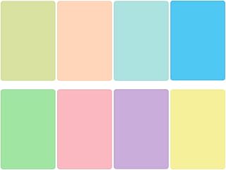 8Pcs A4 Overlays for Dyslexia Reading Guided Strips Bookmark Visual Aids Colored Dyslexia Overlay Reading Tracking Rulers for Students to Reduce Visual Stress (A4)