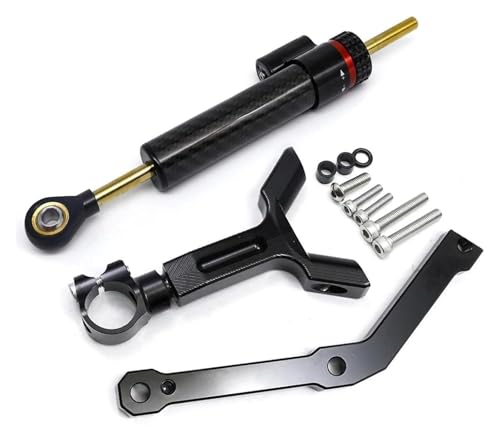 Für T&riumph Für Street Triple 765 S/R RS 2017 2018 2019 2020 2021 2022 Motorrad Lenkung Dämpfer Stabilisator Halterung Montage Kit Lenkungsdämpfer Motorrad(Set 1)