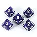 Purple D10 Dice - Pearl Effect