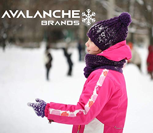 Avalanche Brands - Classic Downhill Toboggan Snow Sled Includes Pull Rope and Handles (Black 35") - Fit for 2 Riders