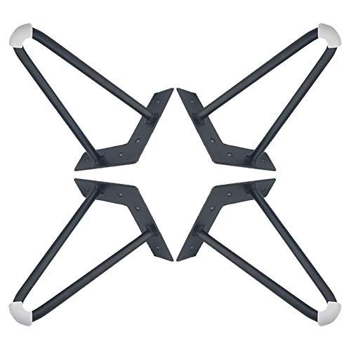 Metalowe nogi do spinek do włosów, pogrubione żelazo 18 cm dla stabilnego wsparcia, solidnie spawane, łatwe do czyszczenia, stylowe galwanizowane wykończenie