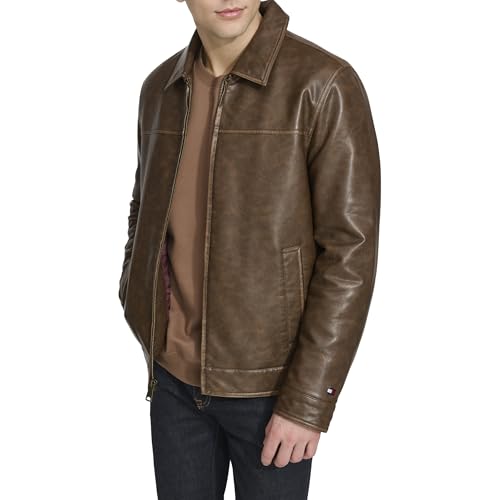 Tommy Hilfiger Men's Classic Faux Leather Jacket3