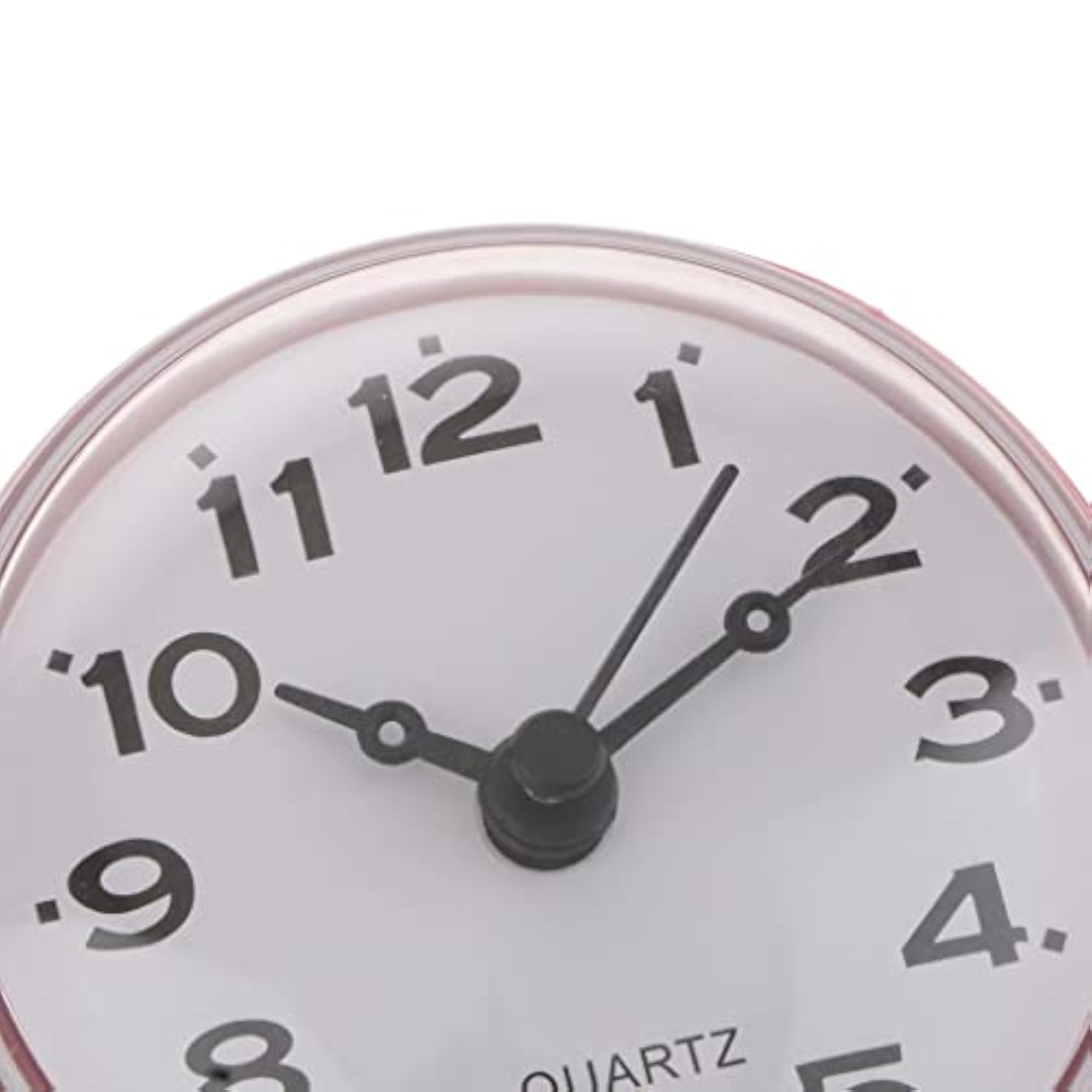 Waterproof Suction Cup Wall Clock, Pink