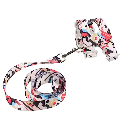 POPETPOP Correa de Perro Gato Cat Harness Tunel de Gato transportador de Gatos Collares de Gato de liberación rápida Correa de Gatito Decorativa Cuerda de tracción para Perros y Gatos Nylon
