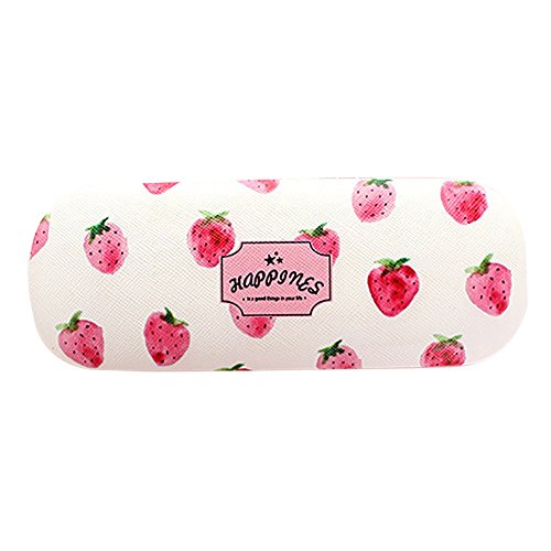 E-Bestar Caja de Vidrios Caja De Los Vidrios Caja De Almacenaje De Los Vidrios Fruta Caja patrón de los vidrios Glasses Box (Fresa)