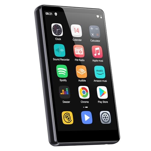 Image of 80GB MP3 Player with Bluetooth and WiFi, SWOFY M503Pro 4.0 inch MP4 Android Music Player Up to 512GB