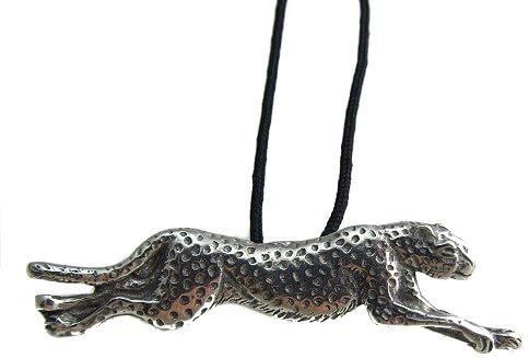 Creative Ventures Jewelry The Cheetah - Colgante de peltre (colección de especies en peligro de extinción), Peltre