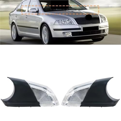 Intermitente espejo Skoda Octavia MK2 A5 luz LED lateral retrovisor izquierda derecha 2