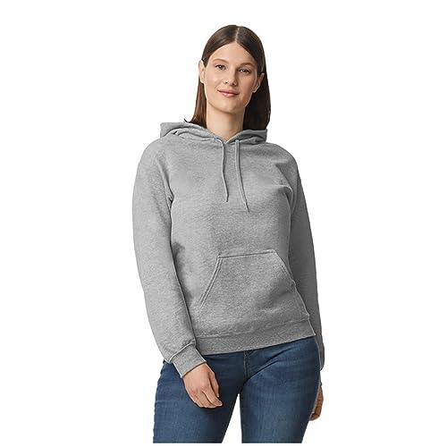 Gildan Softstyle® Midweight Sweat Adult Hoodie Sport Grey (Heather) L (GSF500)