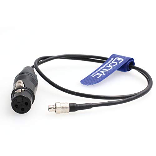 Cable de entrada de audio XLR de 3 pines a FVB 00 para transmisor Sennheiser SK2000 cable audio negro 3