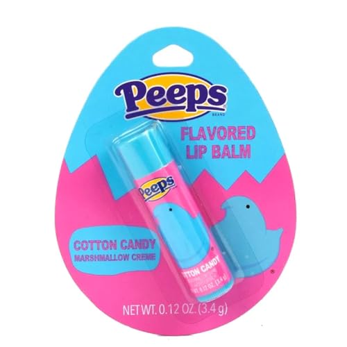 Peeps (1) Easter Candy Flavored Lip Balm - Cotton Candy Marshmallow Creme - Net Wt. 0.12 oz / 3.4 g