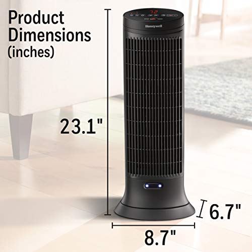 Honeywell Digital Ceramic Tower Heater w/Motion Sensor, Black (HWLHCE323V) by Honeywell - Image 6