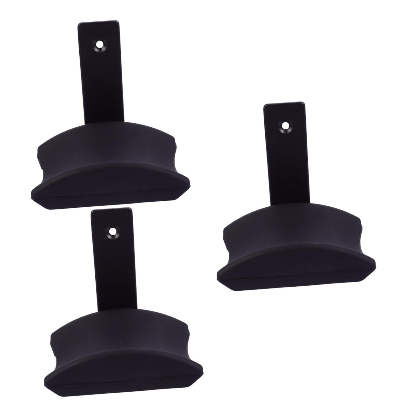 PRETYZOOM 3 Pz supporto per cuffie portacuffie da scrivania stand scrivania supporti per computer supporto per computer per cuffia porta gancio da per Black