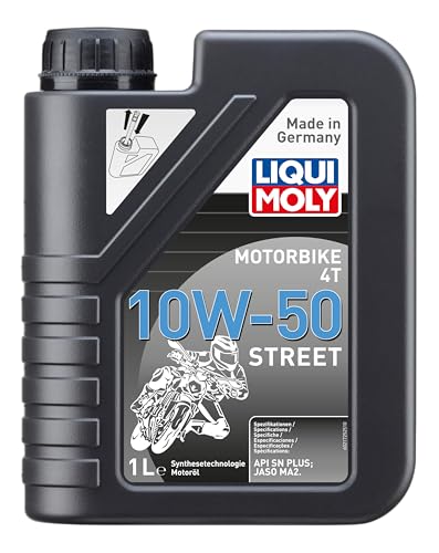 LIQUI MOLY Motorbike 4T 10W-50 Street | 1 L | Motorrad 4-Takt-Öl | Art.-Nr.: 21725