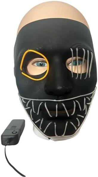 El Wire LED Purge Mask Perfect for Halloween!