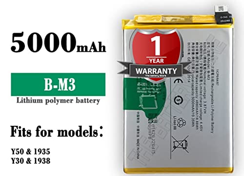 Image of Original B-M3 Battery for Vivo Y30 / Y50 Battery with 1 Year Warranty***(J00268)
