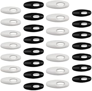 Hijab Pins, 40 Pcs Sari Pins Black and White Safety Pins Plastic Cover Safety Pins for Safely Locking Baby Clothes Scarf Sewing Shawl Decoration