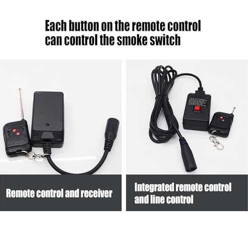 Máquina de humo LED 500W con control remoto inalámbrico miniatura 3