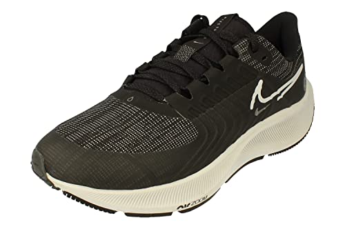 NIKE Air Zoom Pegasus 38 Shield DC4073 - Zapatillas deportivas para correr para hombre, color negro/platino y gris ahumado 001, talla 36, Black Platinum Tint Dk Smoke Grey, 40.5 EU