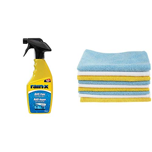 Rain-X 1831100 500ml et microfibres Amazon Basics contre les traces