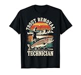 Funny Fisherman Trout Fly Fishing Father's Day JM Unisex-Adults Black Short Sleeve T-Shirt