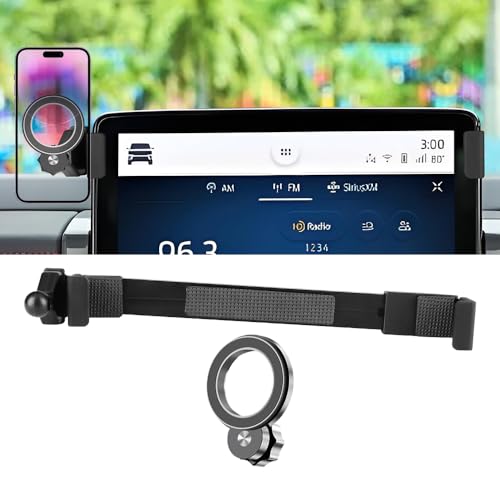 JIEZMO Car Magnetic Phone Mount for Ford Expedition 2022 2023 2024 [Only for 15.5-inch Touchscreen] Auto Accessories Best Cellphone Holder Mobile Cradle Cell Phones Navigation Charging Magnet Stand