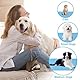 Oziral Kühlmatte für Hund aus Eisseide, Haustier Kühlmatte Dog Cooling Mat Haustier Eismatte Selbstkühlende Matte Hunde & Katzen Kühl Hundedecke Kaltgelpad Haustier Matte für Kisten (50 * 40CM)