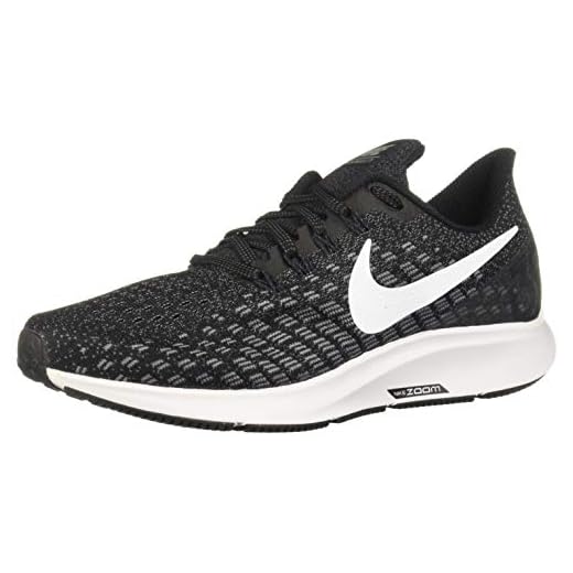 Nike dam W Air Zoom Pegasus 35 (W) löparskor, Flerfärgad Black White Gunsmoke Oil Grey 001-36 EU