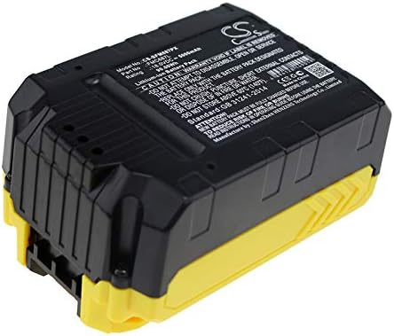 SHINEAR 18V 5000mAh Li-ion Battery, side view with label