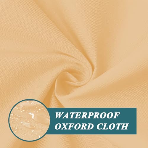 Voile d'ombrage rectangulaire imperméable beige 0,4 x 1 m