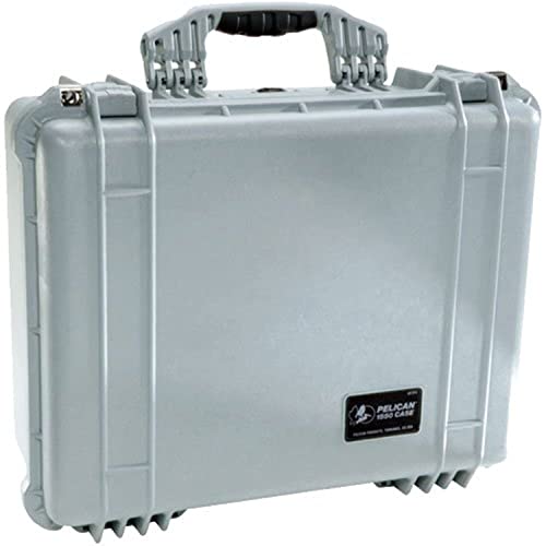 Pelican 1550 Case No Foam (Silver)