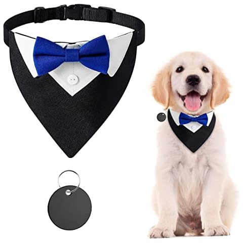 URROMA Pañuelo Esmoquin Ajustable para Perros y Gatos Cover