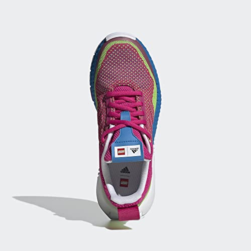 Adidas Girl's Lego Sport Pro Low Shoes, Real Magenta/Real Magenta/Semi Solar Green3